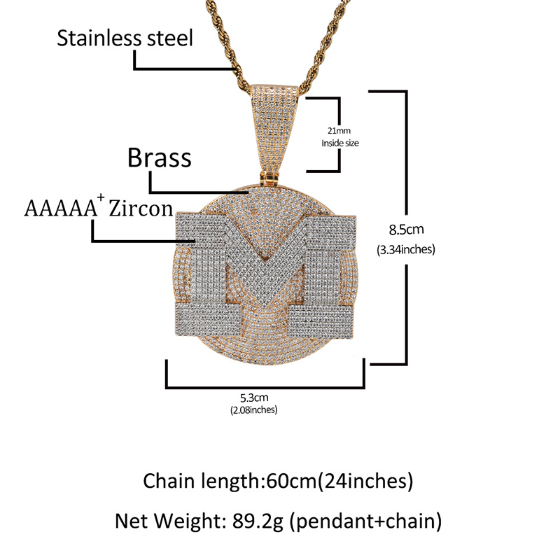 Custom Personality Big Letter  - Name Necklace Custom recensione e prezzo