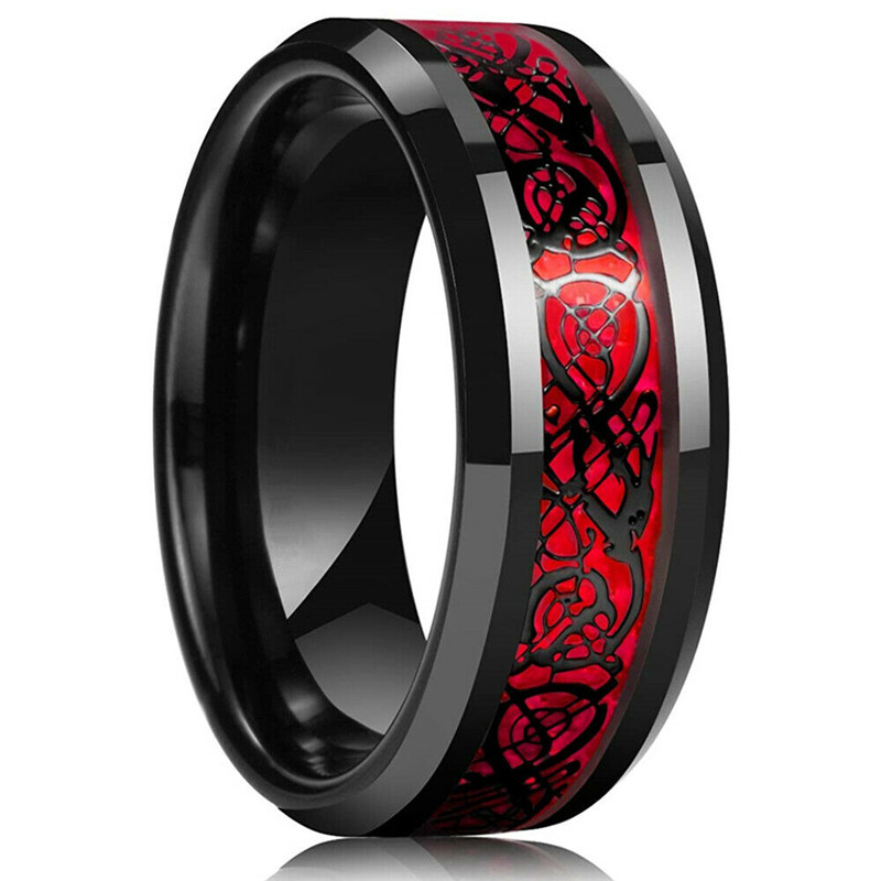 Fashion 8mm Men's Stainless St - Initial Ring Custom recensione e prezzo
