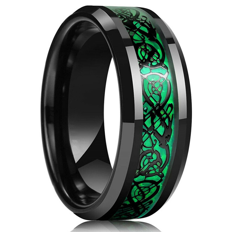 Fashion 8mm Men's Stainless St - Initial Ring Custom recensione e prezzo