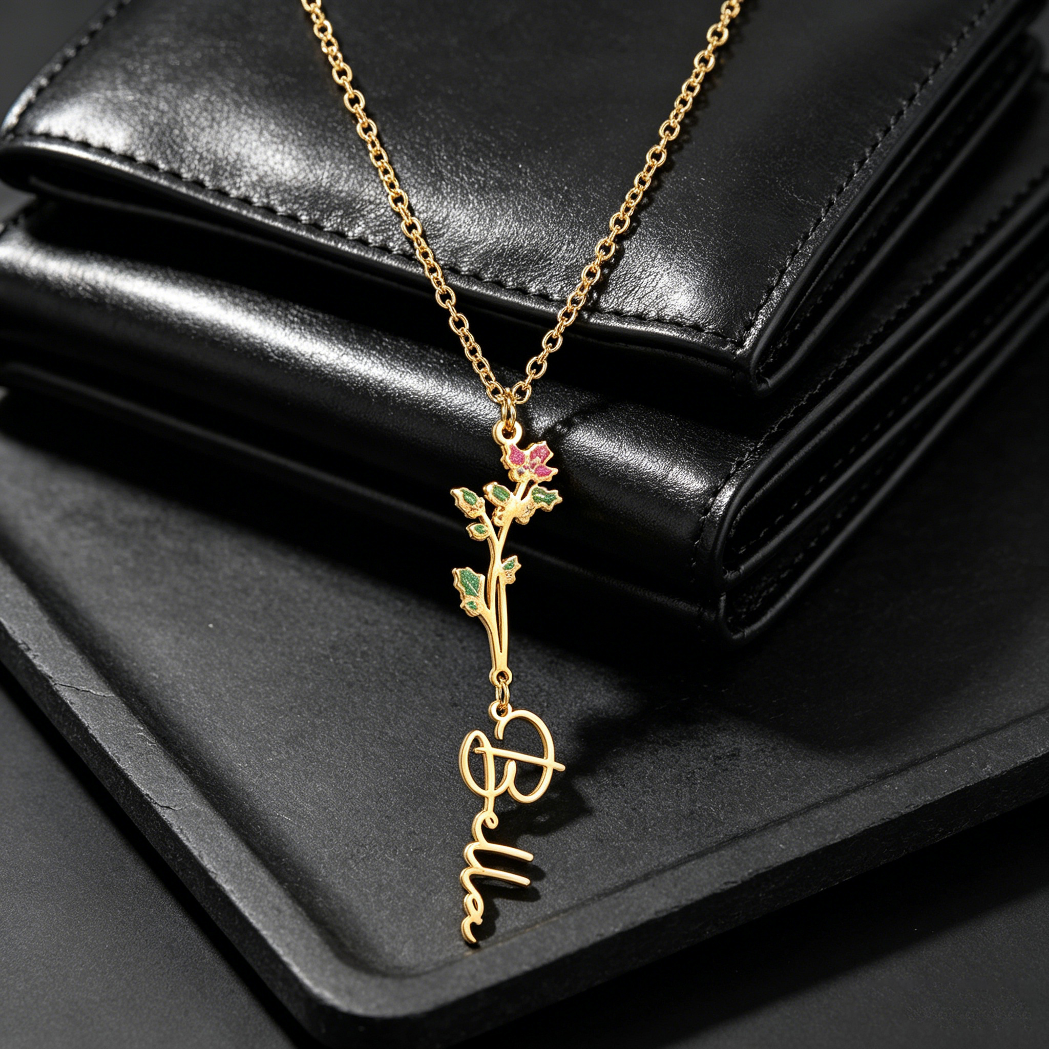 Acheerup Custom Name Necklace  - Birth Flower Necklace recensione e prezzo