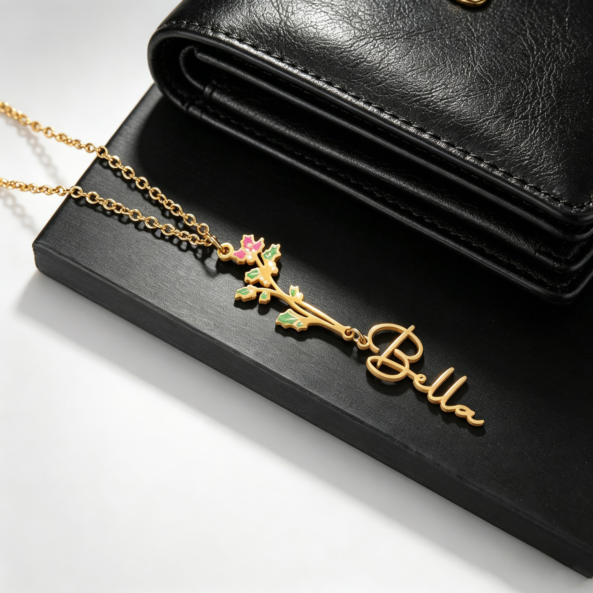 Acheerup Custom Name Necklace  - Birth Flower Necklace recensione e prezzo