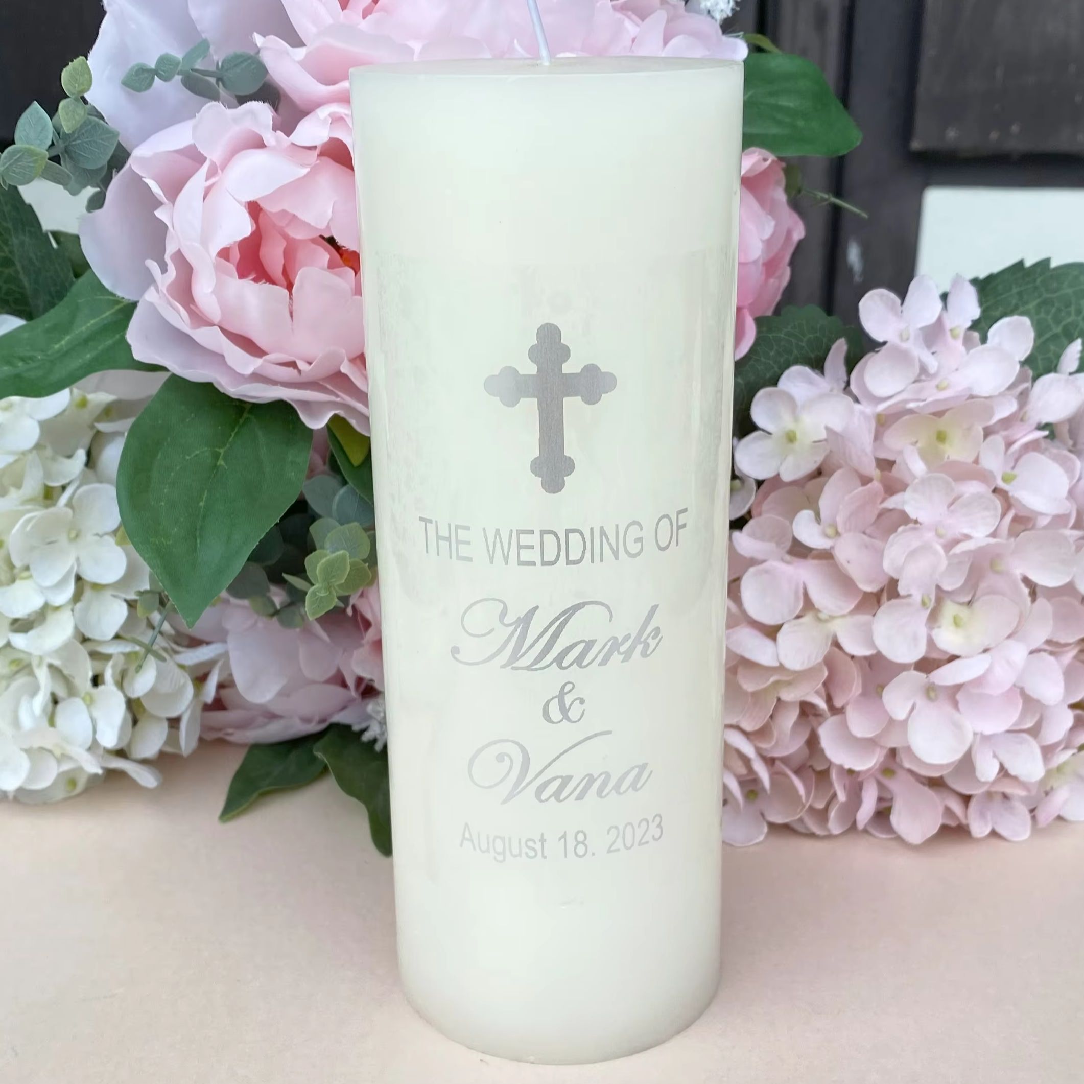 Silver Personalized Candle dec - Personalised Candle Label recensione e prezzo