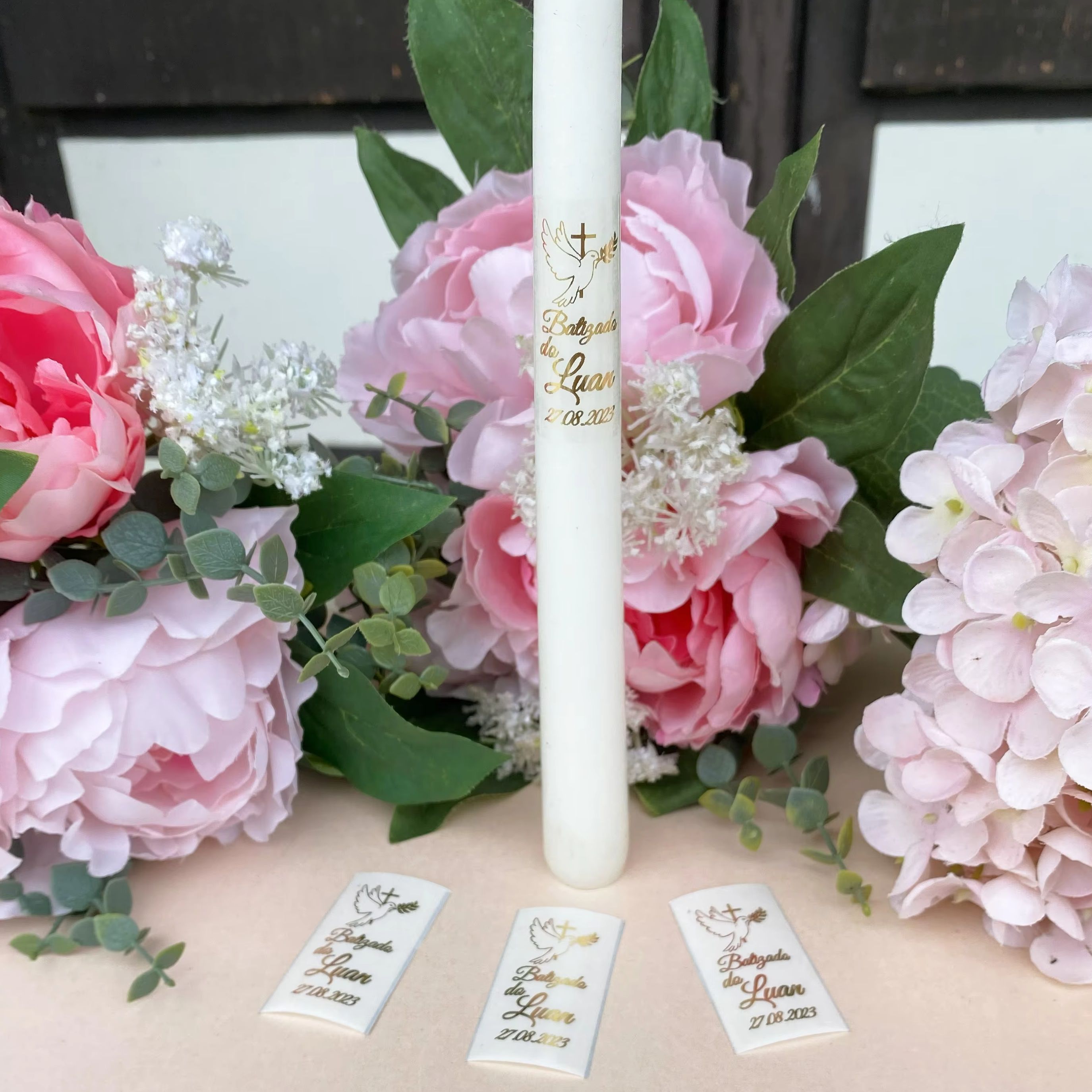 10 Personalized My Baptism Tap - Personalised Candle Label recensione e prezzo