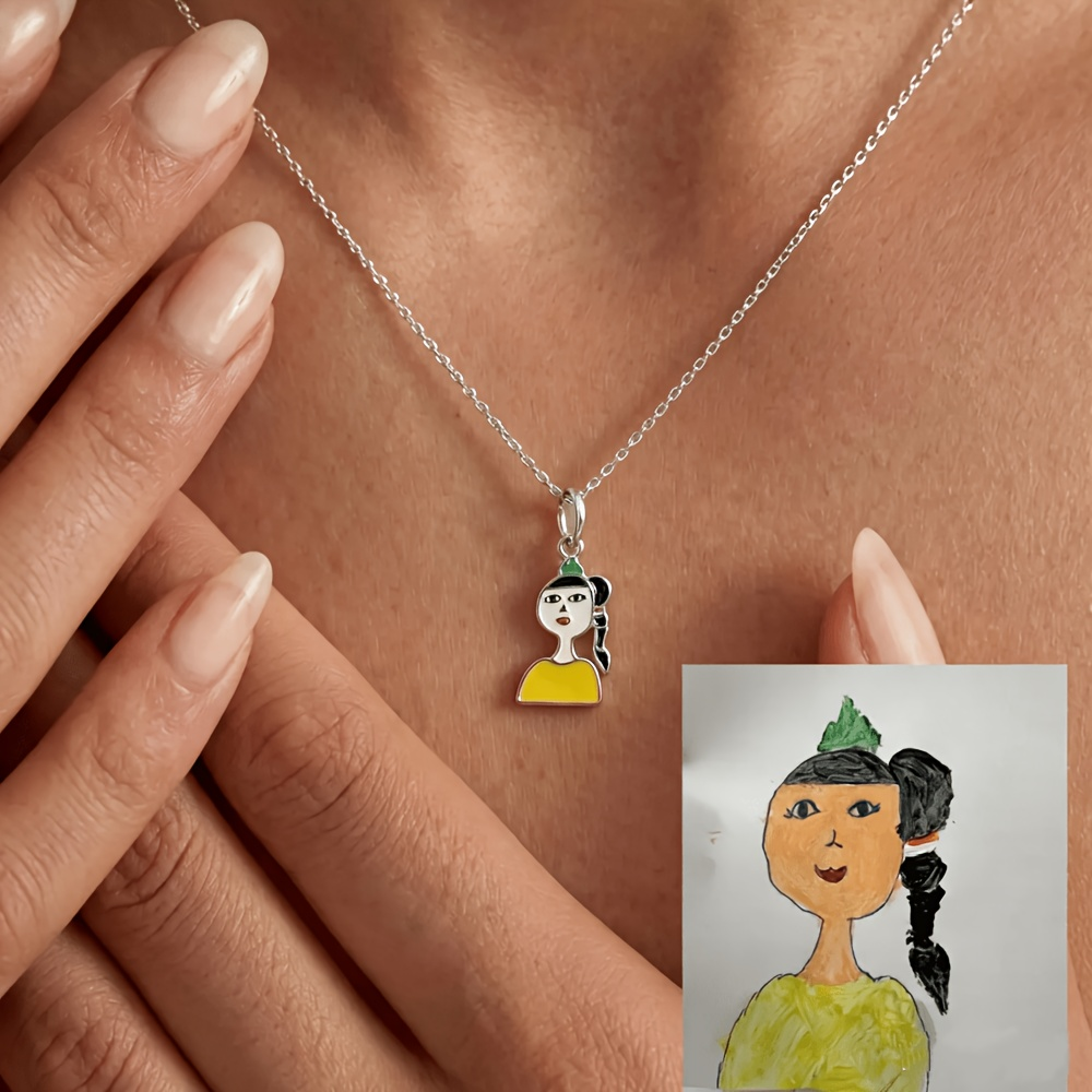 Children's Drawing Making Pend - Name Necklace Custom recensione e prezzo