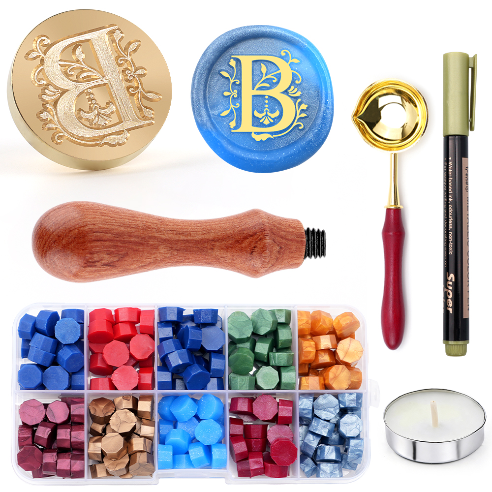 A-Z letter Wax Seal Stamp Kit  - Wax Seal Letter Kit recensione e prezzo