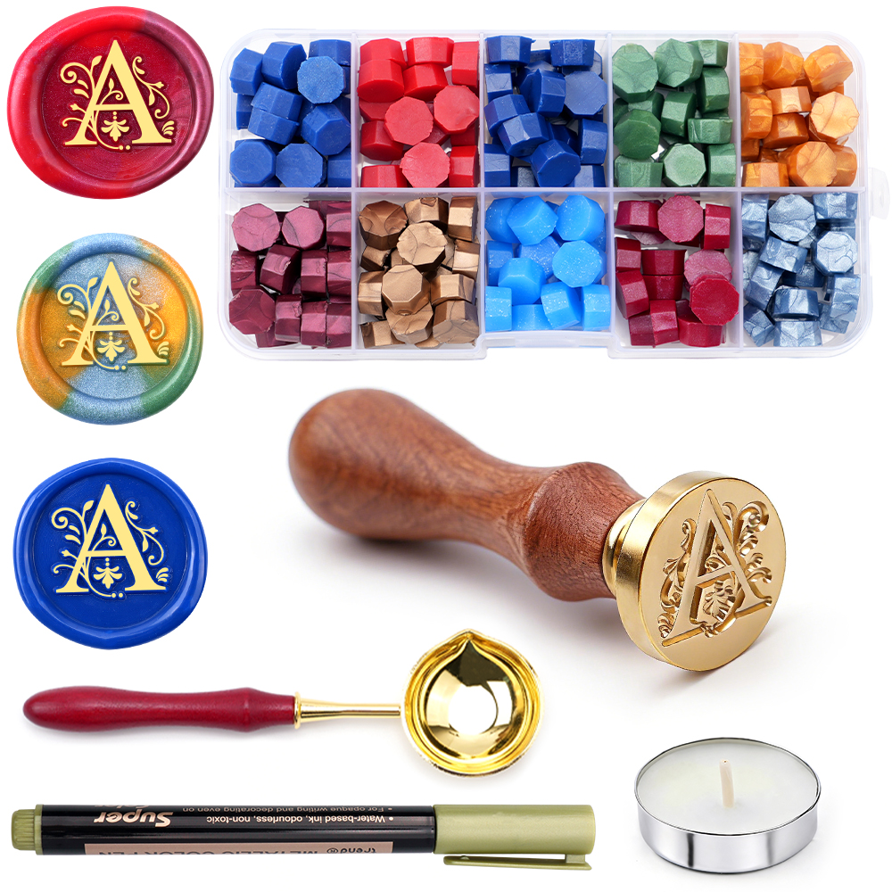 A-Z letter Wax Seal Stamp Kit  - Wax Seal Letter Kit recensione e prezzo