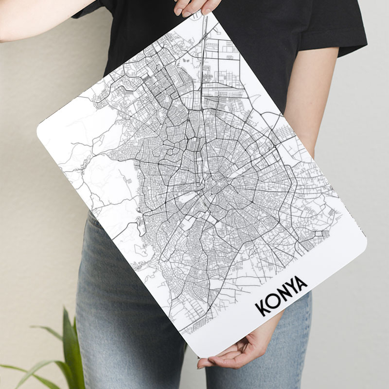 Konya City Map Tinplate Sign M - Custom Map Poster recensione e prezzo