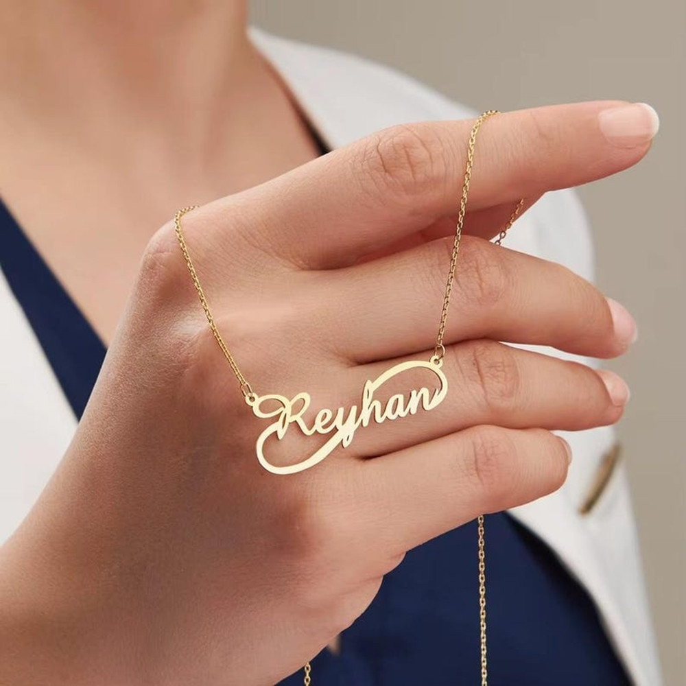 Custom Infinity Name Necklace  - Birth Flower Necklace recensione e prezzo