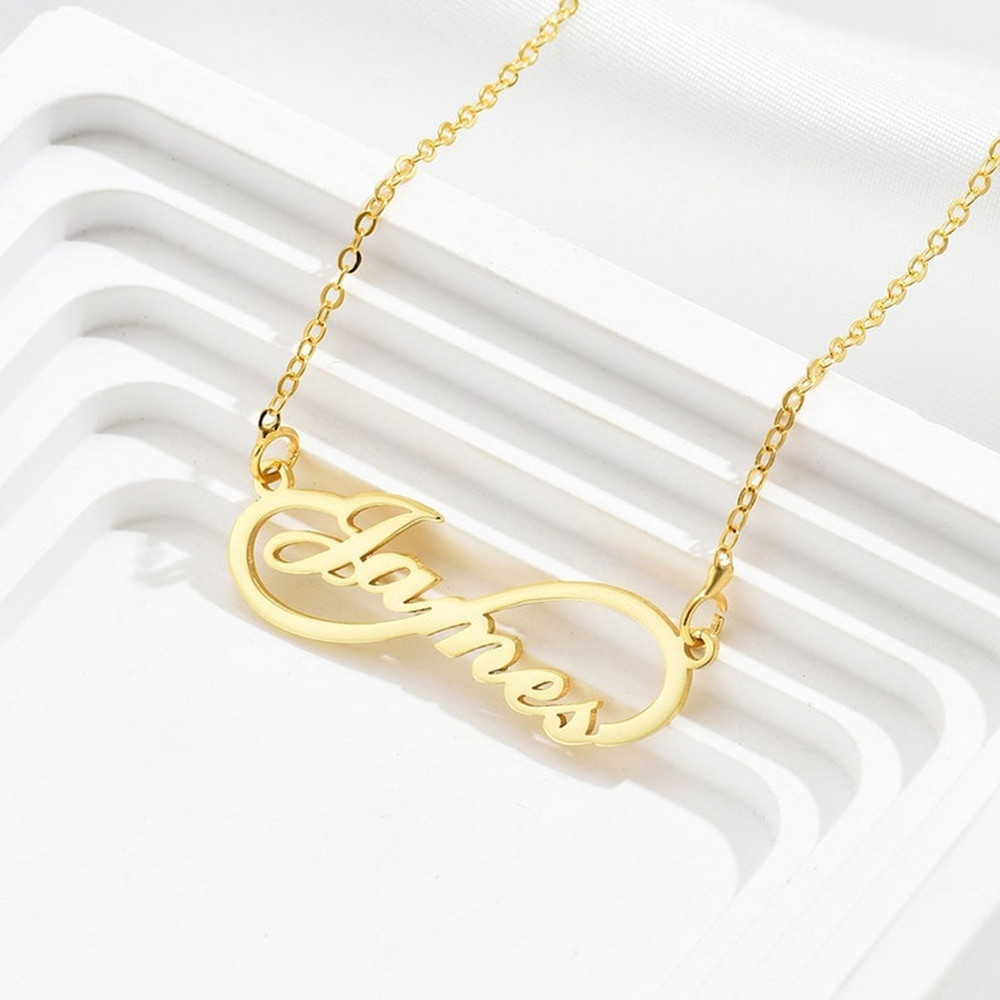 Custom Infinity Name Necklace  - Birth Flower Necklace recensione e prezzo