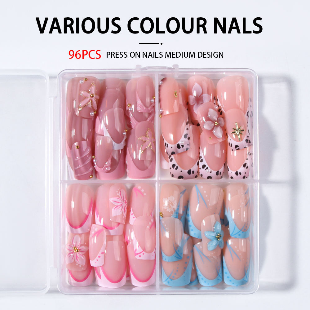 96Pcs(4Mixed) Square shape Nai - Pressed Flower Art recensione e prezzo