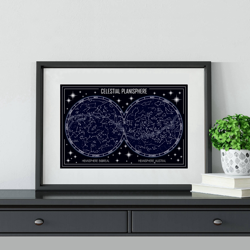 Celestial Planisphere Map Canv - Custom Star Map recensione e prezzo